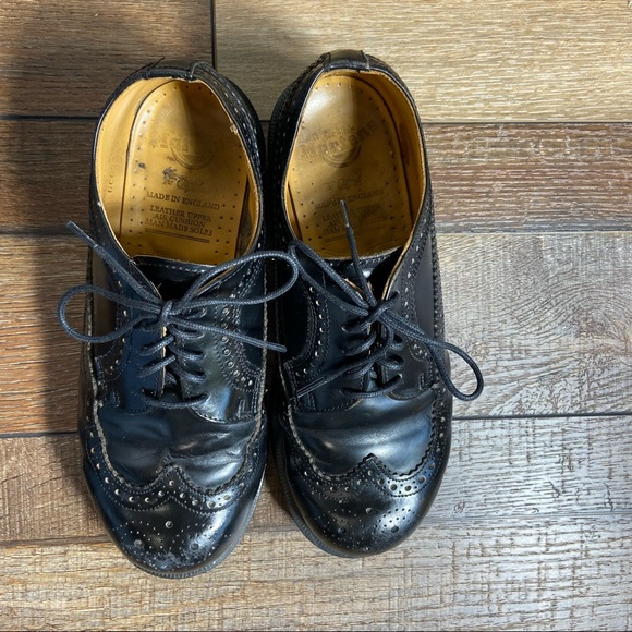 Vintage Dr. Martens Leather Brogue Oxfords